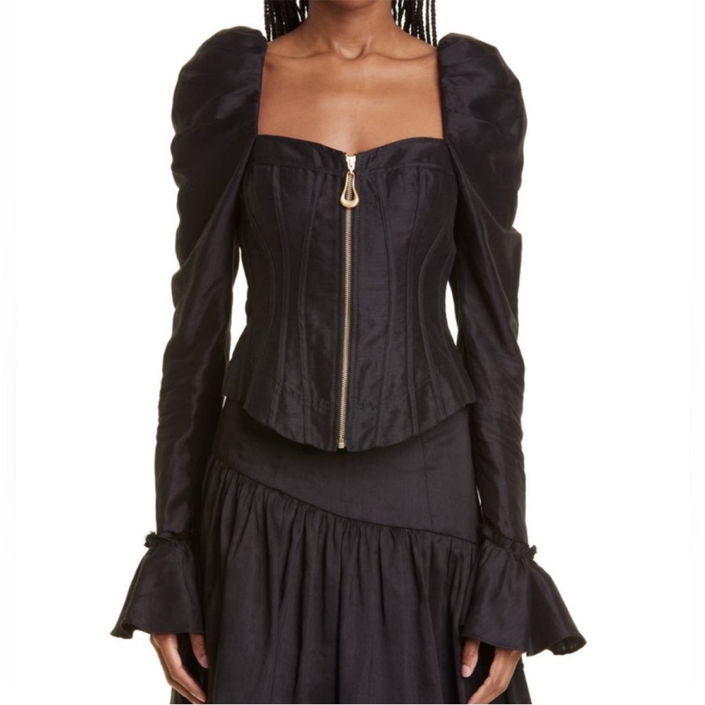 NWT Aje Giselle top